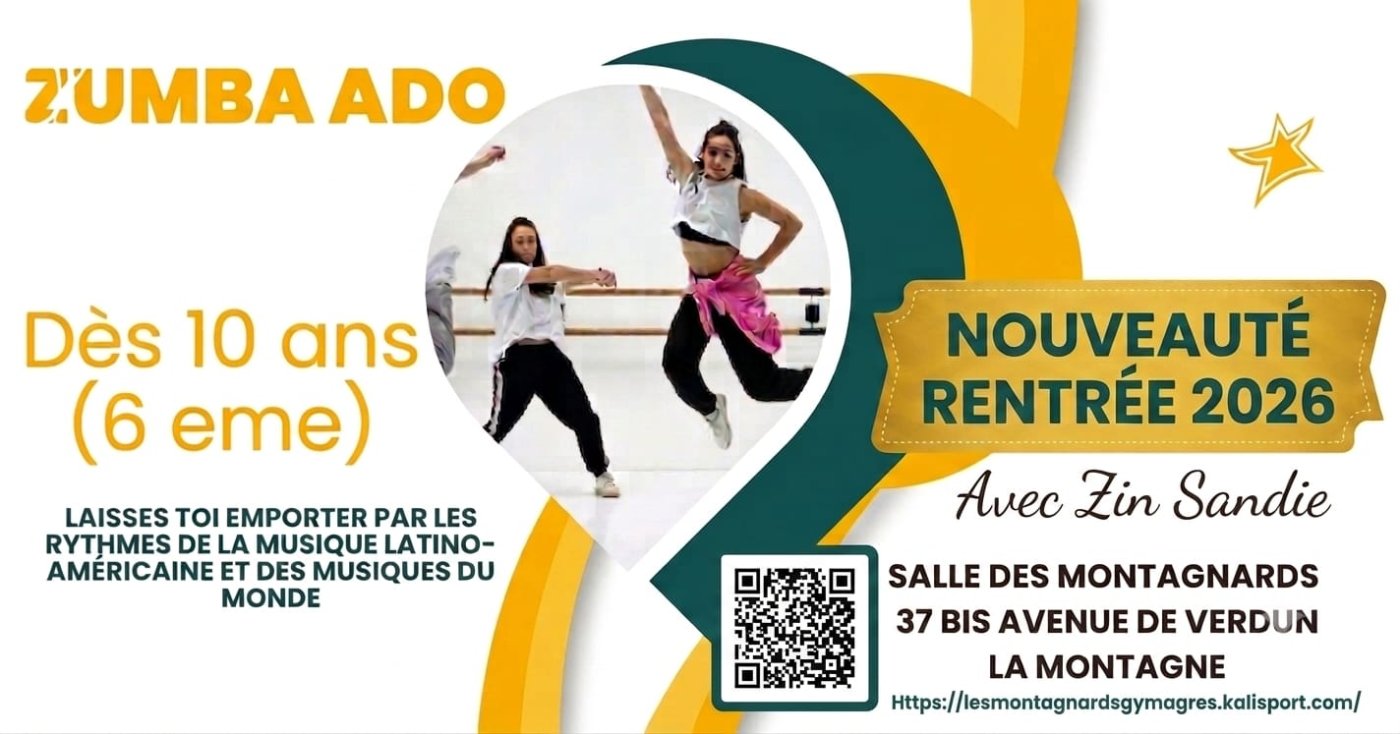 ZUMBA ADO RENTREE 2026/2027